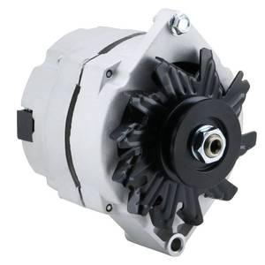 lot 5441 image: GM 1 Wire Alternator Self Exciting 63 Amp New Delco one wire 10SI SBC BBC Replacement for Chevy 350 GM Ford 334-2614 7127SEN - Retail $82