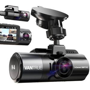 lot 5466 image: VANTRUE N4 3 Channel Dash Cam, 4K1080P Dual Channel, 1440P1440P1080P Front Inside Rear Three Way Triple Car Dash Camera, IR Night Vision, Capacitor, 24 Hours Parking Mode, Support 256GB Max - Retail $291