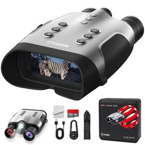 lot 5467 image: CIGMAN True 4K Night Vision Binoculars with Full-Color Low-Light Imaging - Retail $220