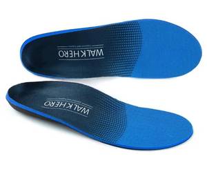 lot 5479 image: WalkHero Plantar Fasciitis Relief, Arch Support Insoles for Men WomenShoe Inserts for Flat Feet, Orthotics Insoles All-Day Energy and Comfort with Every Step (Mens 11-11 12  Womens 13-13 12) - Retail $15