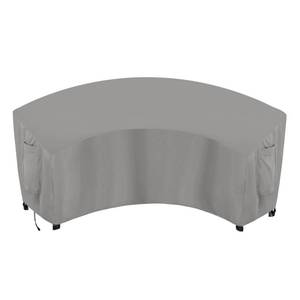 lot 5501 image: OutdoorLines Waterproof Curved Outdoor Sectional Cover - Retail $49