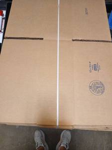lot 5510 image: Uline Corrugated Cardboard Boxes 12 x 12 x 4 inches 25-Pack