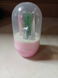 lot 5525 image: Manicurel Set with Storage Dome Pink. Each Individually Boxed. Large Lot of 200 Pieces