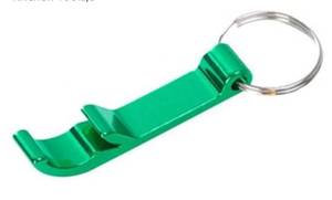 lot 19457 image: Green Bottle Opener Keychain Aluminum Can Beer Opener Mini Car Aluminum Keychain Bottle Opener Beer Opener Mini Key Ring Bottle Opener for Home Pub Beer Love Bar and Wine Tools -50 PCS
