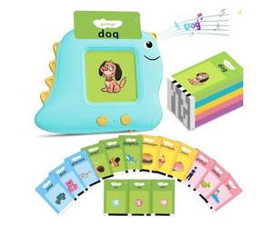lot 19535 image: Alotwan Talking Flash Cards, English Learning Toys for Ages 2-4 (Blue)510 Sight Words, Montessori Toy, Autism Sensory Toys, Speech Development, Preschool Activity, Birthday Gift for Boys & Girls - Retail $25