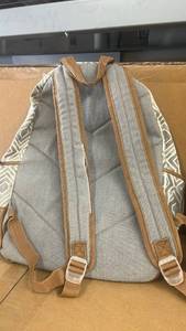Backpack with Brown Trim - Retail: $15