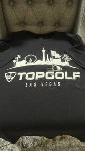 lot 266 image: Topgolf Las Vegas Graphic T-Shirt - Medium - Retail $12