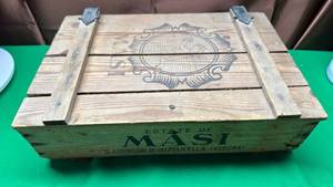 lot 507 image: Masi Estate Italian Wine Crate with Lid - Retail $35