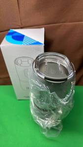 lot 521 image: Scent Series 2in1 Insulated Coffee Tumbler with Clear Lid 2 Tumblers in one 12oz and 10oz. - Retail $15