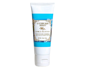 lot 537 image: Camille Beckman Glycerine Hand Therapy Cream,Mountain Spring Scent, 1.35 Ounce - Retail $12
