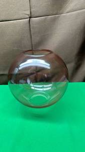lot 584 image: Pink tint Glass Round Bowl Vase 7 or 7.5 inches  - Retail $22