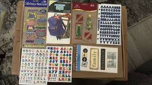 lot 624 image: Scrapbooking Sticker Sheets Assortment Lot - Retail $12