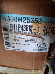 lot 1540 image: Cased A-Coil - Model EH1P43BM - 31.50 x 17.50