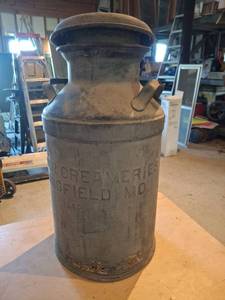 lot 1556 image: Milk Can with Lid