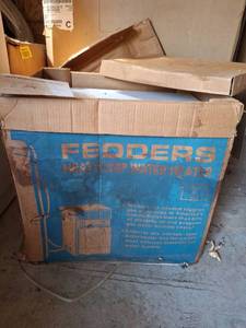 lot 1558 image: Fedders Heat Pump Water Heater