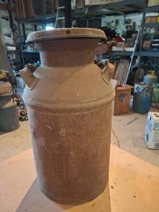 lot 1570 image: Milk Can with Lid