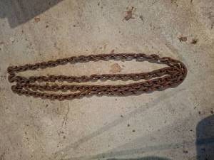lot 1577 image: Chain with Hooks - Approximately 13ft