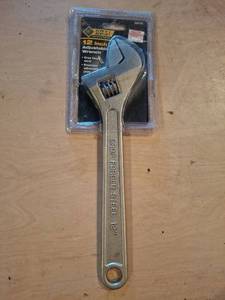 lot 1589 image: Steel Grip 12 Inch Adjustable Wrench