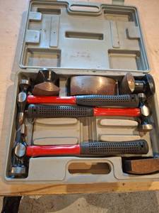 lot 1626 image: Body and Fender Hammer Tool Set