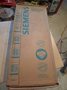 lot 1631 image: Siemens 200A Main Breaker Load Center