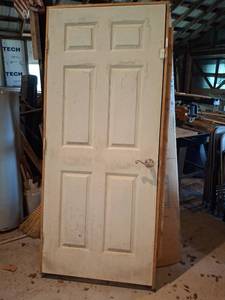 lot 1646 image: 6-Panel Interior Door with Jam