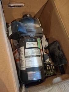 lot 1696 image: 12 HP Shallow Well Jet Pump - Marked Good Motor, Needs Parts