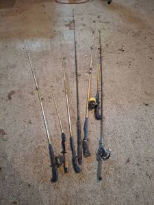 lot 1700 image: Fishing Rod and Reel Lot