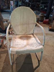 lot 1708 image: Metal Bayou Chair