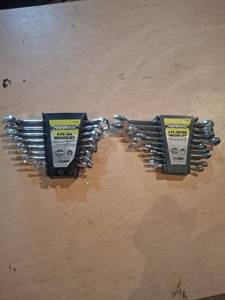 lot 1747 image: (2) Performax 9 PC Wrench Set - SAE and Metric - SAE missing 14