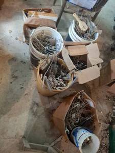 lot 1759 image: Lot of Peg Board Hooks