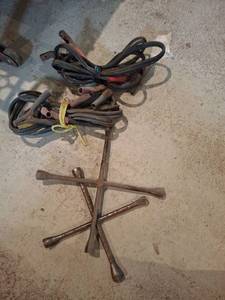 lot 1781 image: Jumper Cables and Lug Wrench