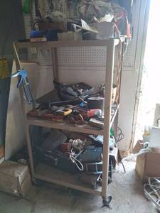lot 1796 image: Media Cart with Contents