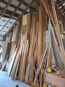 lot 1797 image: All Remaining Wood - Boards and Panels Lot