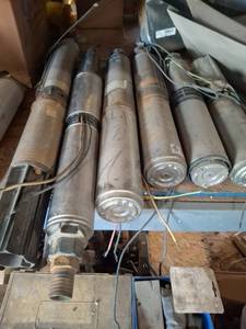 lot 1806 image: Lot 6 Submersible Well Pumps - Unknown Condition