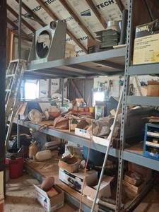 lot 1822 image: 3 Section Pallet Rack Unit - 8ft by 4ft by 12ft Tall Sections - No Contents