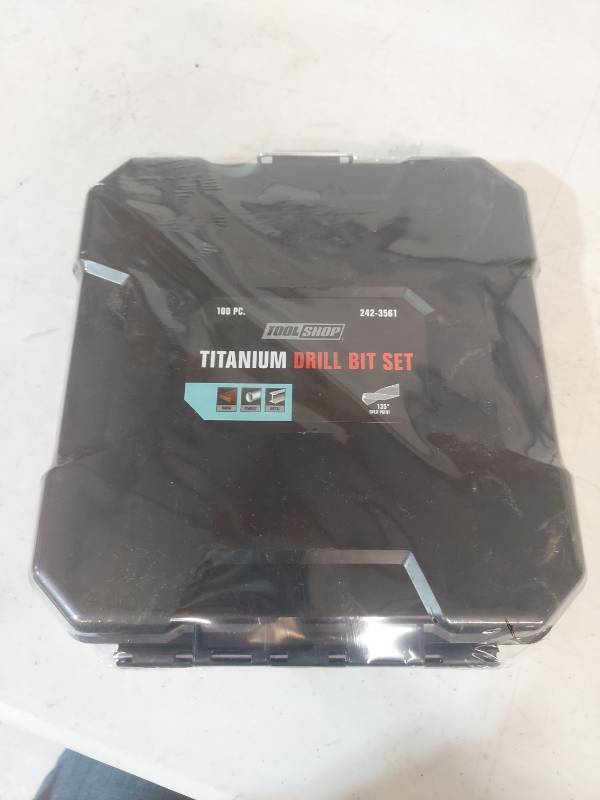 lot 2065 image: Tool Shop 100 Piece Titanium Drill Bit Set