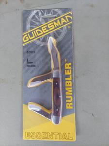 lot 1245 image: Guidesman Rumbler 420 SS Folding Sheep Foot Clip Point Knife