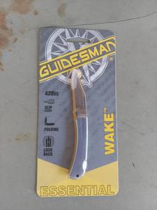 lot 1843 image: Guidesman Wake 420SS Folding Clip Point Knife