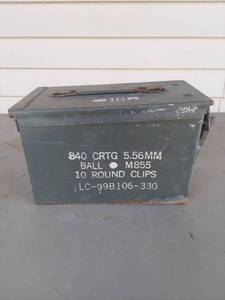 lot 1845 image: Metal Ammo Box