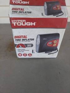 lot 1861 image: Hyper Tough Digital Tire Inflator - 12V