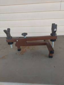 lot 1887 image: Rifle Shooting Rest Bench Vise with V-Block Adjustable Clamps