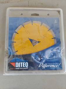 lot 1893 image: DITEQ ARIX Segmented Diamond Saw Blade 6.5 in