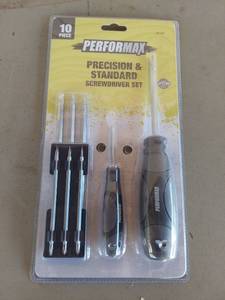 lot 2097 image: Performax 10 Piece Precision & Standard Screwdriver Set