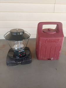 lot 2131 image: Coleman Propane Lantern with Case