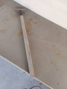 lot 2136 image: Sledgehammer with Wooden Handle