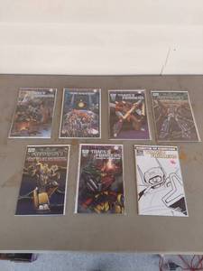 lot 2175 image: IDW Transformers Comic Book Lot - 7 Issues