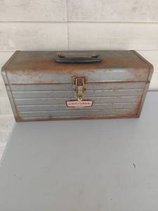 lot 2176 image: Craftsman Tool Box with Assorted Tools and Hardware