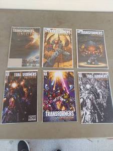 lot 2186 image: IDW Transformers Unicron Comic Book Collection - 6 Issues