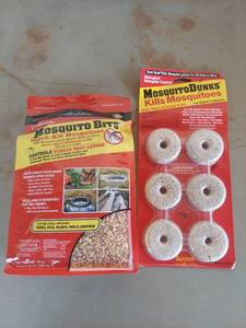 lot 2196 image: Mosquito Bits 30 oz and Mosquito Dunks 6-Pack