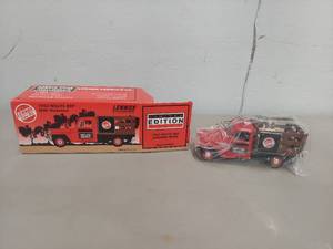 lot 1382 image: Lennox 1953 Willys Jeep Stakebed Truck Bank
